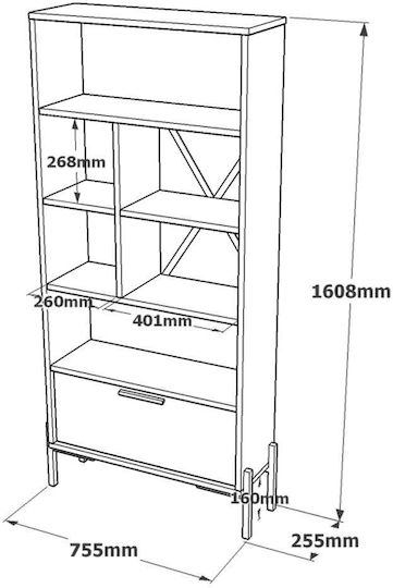 SteweHome Studentenmöbel-Sets Büro 5 Stück Anthrazit Grau 180x89.5x75cm