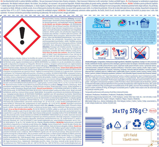Persil Waschmittel für Weiße Wäsche (34 Kapseln)