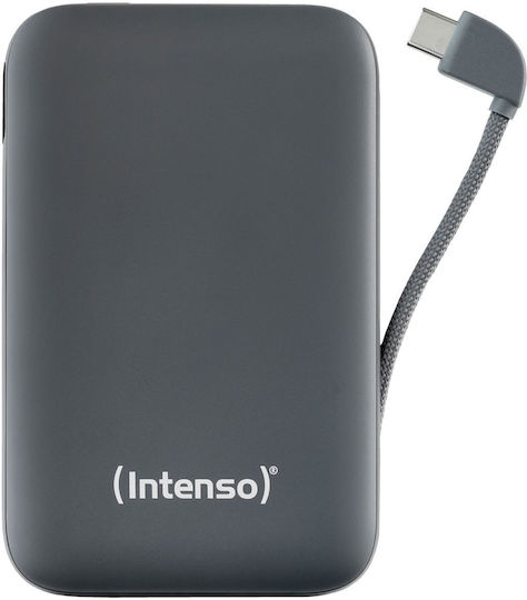 Intenso S10000 Power Bank 10000mAh με Θύρα USB-C Γκρι