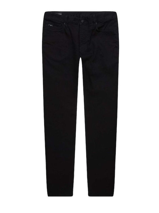 Ανδρικό Παντελόνι Τζιν με Slim Εφαρμογή Black