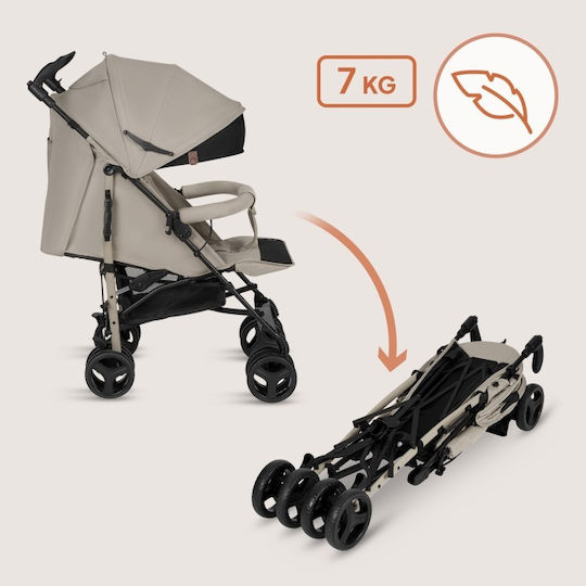 Lionelo Irma Umbrella Stroller Suitable for Newborn Beige Sand