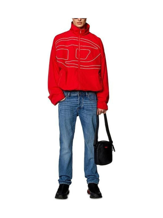 1986 Larkee-Beex Ανδρικό Παντελόνι Τζιν Ελαστικό με Regular Tapered Εφαρμογή Μπλε