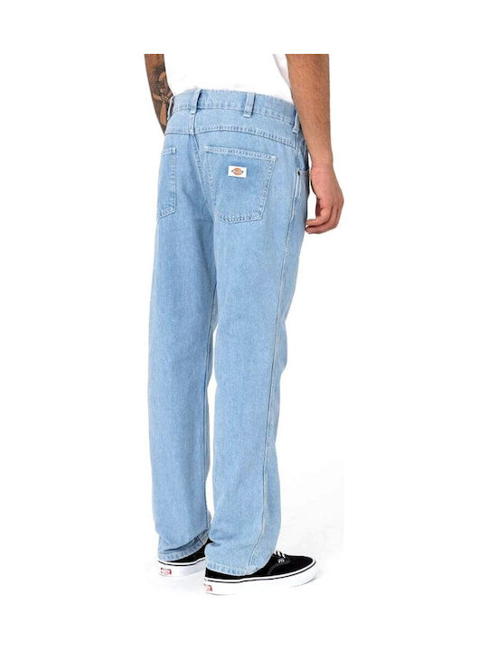 Houston Ανδρικό Παντελόνι Τζιν με Regular Straight Εφαρμογή Vintage Aged Blue