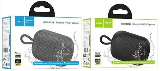 Hoco HC46 Boxă Bluetooth 7W cu Durată a Bateriei de până la 3 ore Neagră