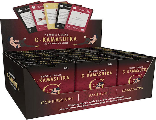 Κάρτες Παιχνιδιού G-kamasutra 24 Τεμ Eng Fr De Mad Party Games