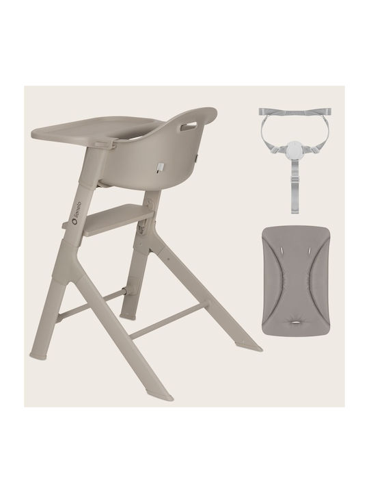 Lionelo Beny Foldable Baby Highchair 3 in 1 with Adjustable Height Beige