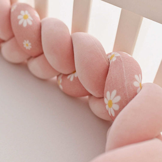 Sparrow Пълни Люлка Плетена Вътрешна Розова 10x200см Daisies Powder Pink 200см
