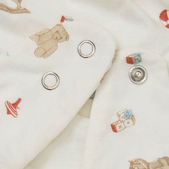 Cam Cam Copenhagen Vintage Toys Baby Bib Fabric with Button 2 Pieces