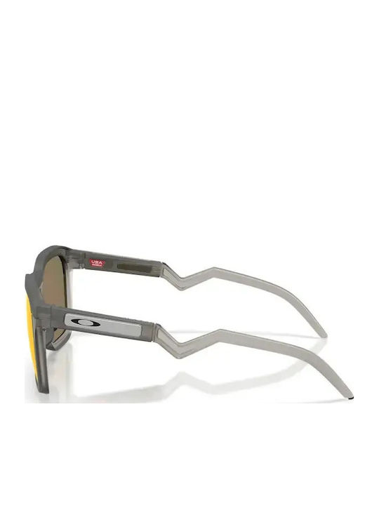 Oakley Unisex Sunglasses With Grey Horn-Rimmed Frame And Red Lens OO9533-02
