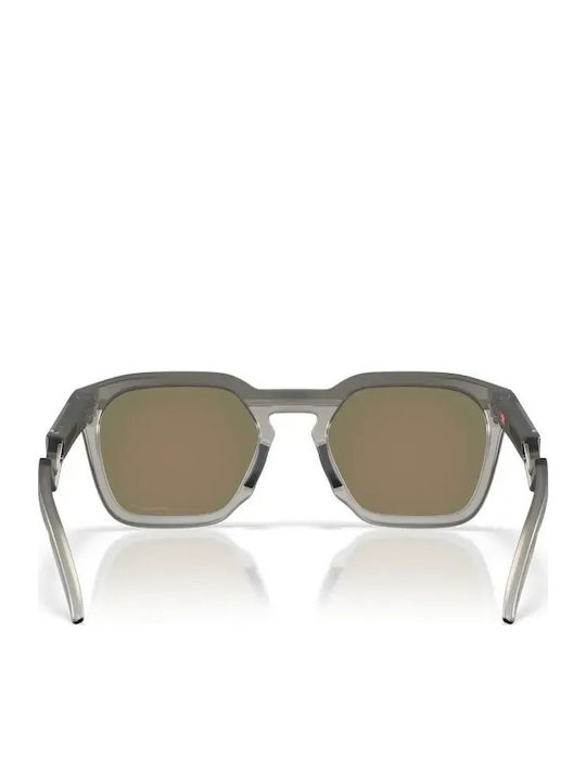 Oakley Unisex Sunglasses With Grey Horn-Rimmed Frame And Red Lens OO9533-02