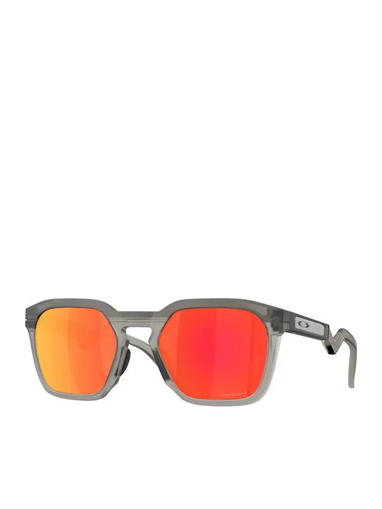 Oakley Unisex Sunglasses With Grey Horn-Rimmed Frame And Red Lens OO9533-02