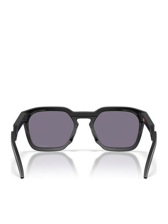 Oakley Unisex Sunglasses with Black Horn-Rimmed Frame and Gray Lenses OO9533-01