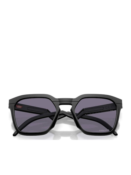 Oakley Unisex Sunglasses with Black Horn-Rimmed Frame and Gray Lenses OO9533-01