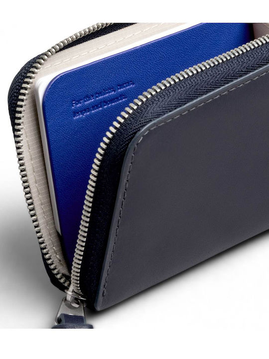 Bellroy L-образен Кожен Джобен Портфейл Тъмносин