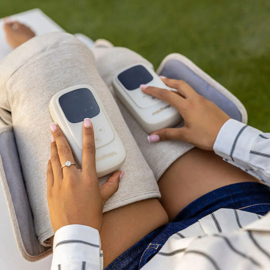 Medivon Massager Συσκευή Μασάζ για τα Πόδια κατά της Κυτταρίτιδας με Λειτουργία Θέρμανσης Μπεζ