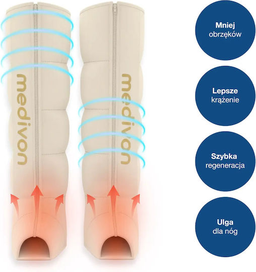 Medivon Massage Device for Legs Anti-Cellulite Beige