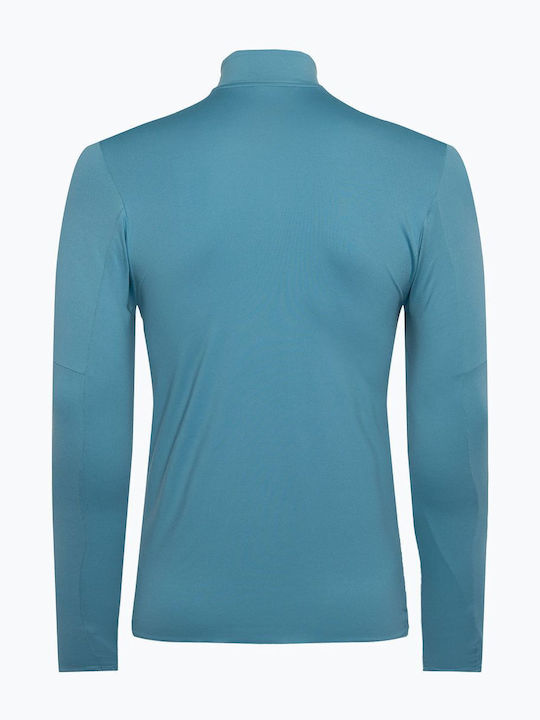 Dri-Fit Athletic Men's Long Sleeve Light Blue Blouse