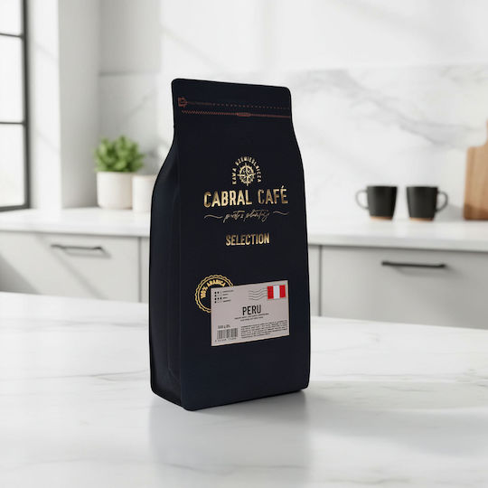 Cabral Cafe Espresso Arabica Peru Schokolade Kaffee in Körner 1kg