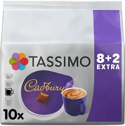 Tassimo Capsule Ciocolată Compatibile cu Mașină Tassimo 10buc