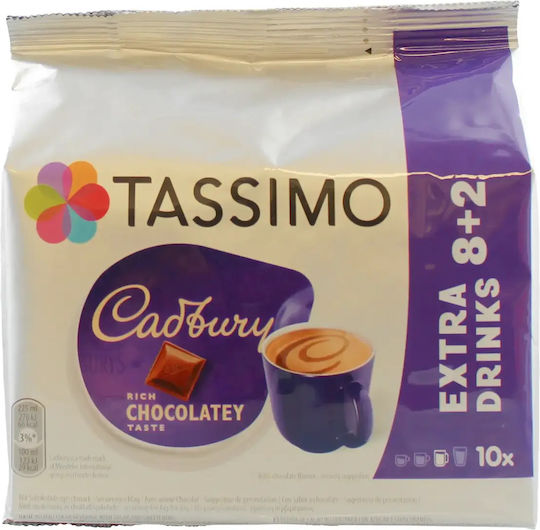 Tassimo Capsule Ciocolată Compatibile cu Mașină Tassimo 10buc