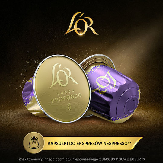 L'Or Κάψουλες Espresso Συμβατές με Μηχανή L'Or 8caps