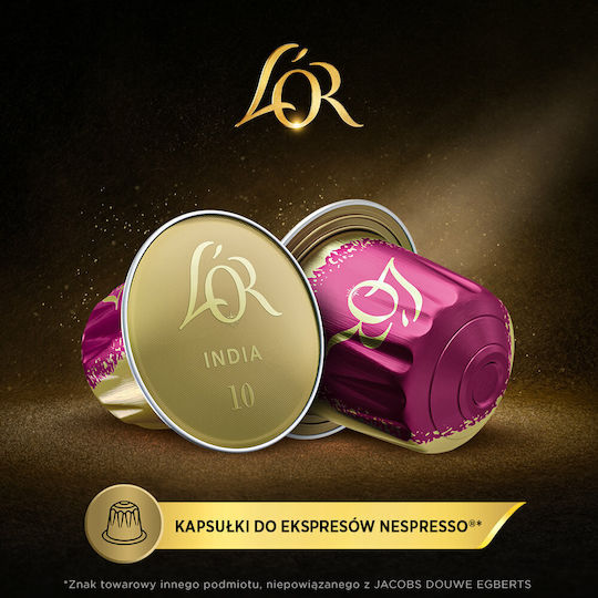 L'Or Капсули Еспресо Съвместими с Машина L'Or 10 броя