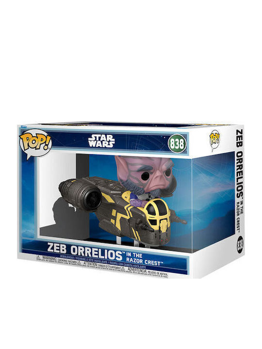 Funko Pop! Fahrten: Krieg der Sterne - Zeb Orrelios im Razor Crest 838
