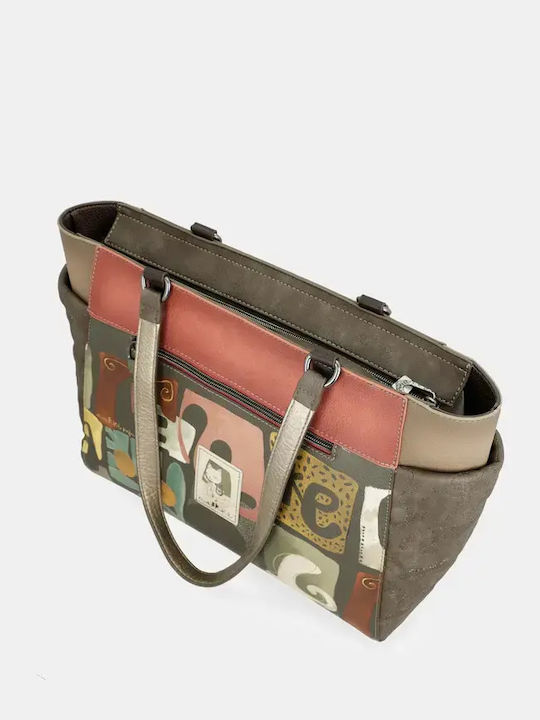 Women's Khaki Shoulder Bag