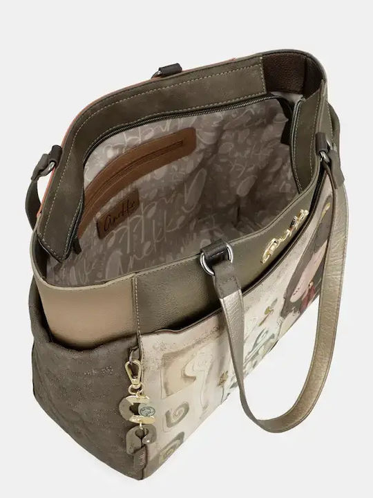 Women's Khaki Shoulder Bag
