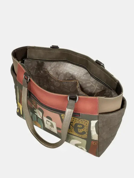 Women's Khaki Shoulder Bag