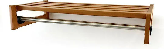 Arredamenti Italia Wall Hanger Wooden Grey 77x14x36cm