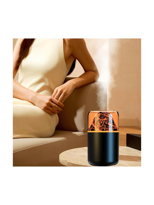 Dispozitiv Difuzor de Aromaterapie Ultrasonic cu Lumini LED Negru 180ml ZN1RCK3QWS1928
