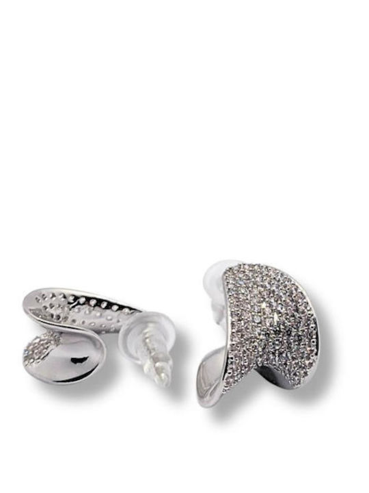Stud Earrings with Stones