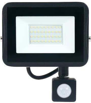 Proiector LED Etanș 20W Alb Rece 6400K cu Senzor de Mișcare IP65