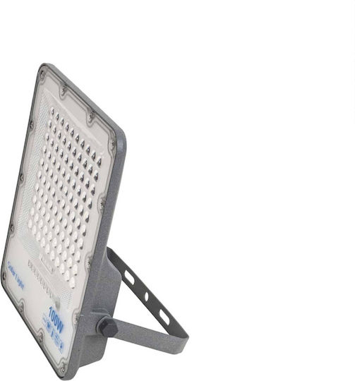 Proiector LED Solar Etanș 100W cu Telecomandă IP66