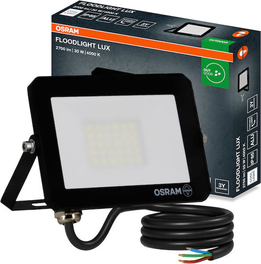 Osram Proiector LED Etanș 30W Alb Natural 4000K IP65