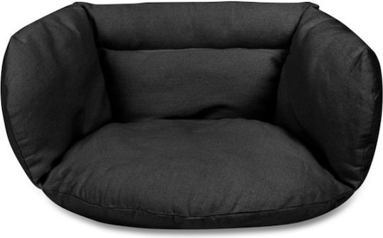 Μαξιλάρι Κούνιας Κήπου με Πλάτη Black 56x63εκ.