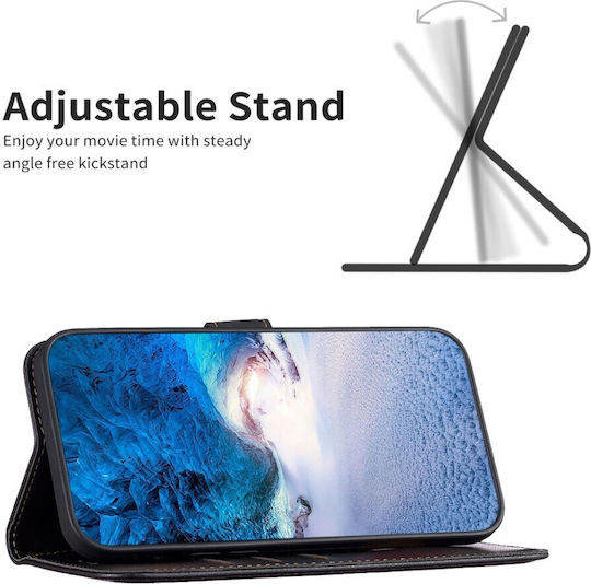 Binfen Series 12 Wallet Δερμάτινο Μαύρο (Xiaomi 13 Pro)