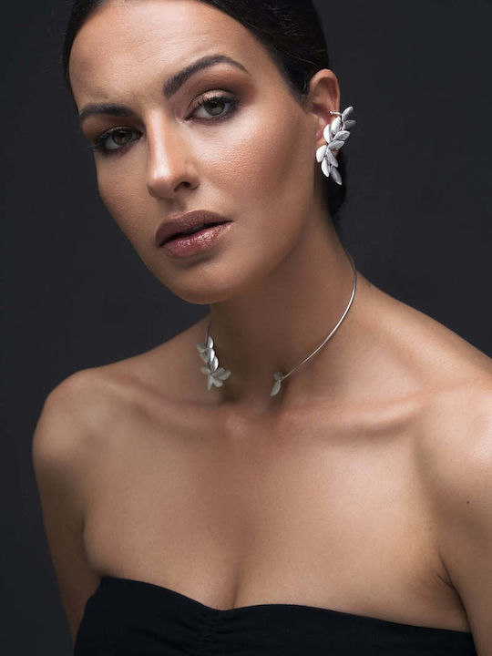 Choker Frunze De Măslin Argint 925 Handmade