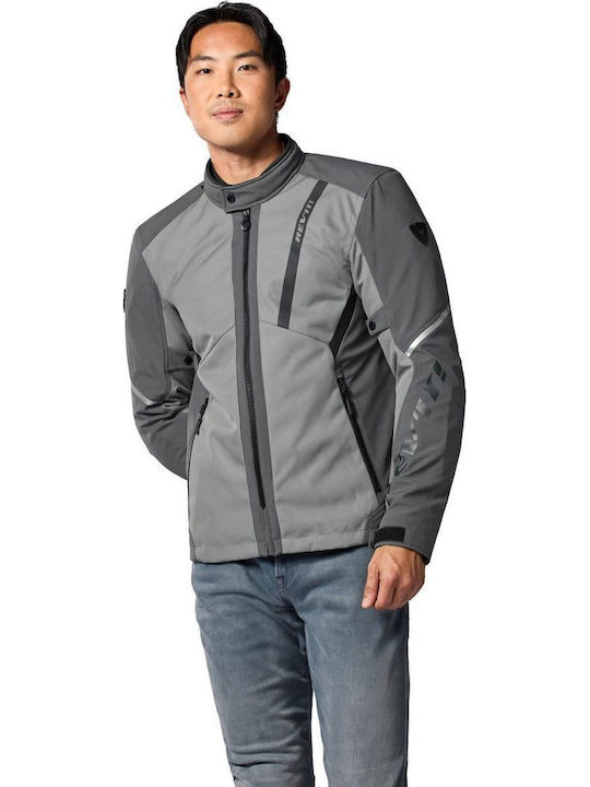 Rev'IT Venator Мъжко Мотоциклетно Яке Softshell Всесезонно Водоустойчиво Сиво
