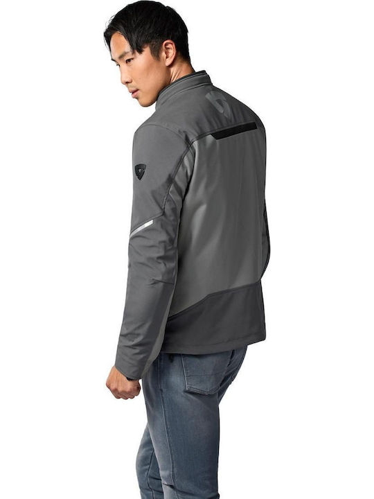 Rev'IT Venator Мъжко Мотоциклетно Яке Softshell Всесезонно Водоустойчиво Сиво