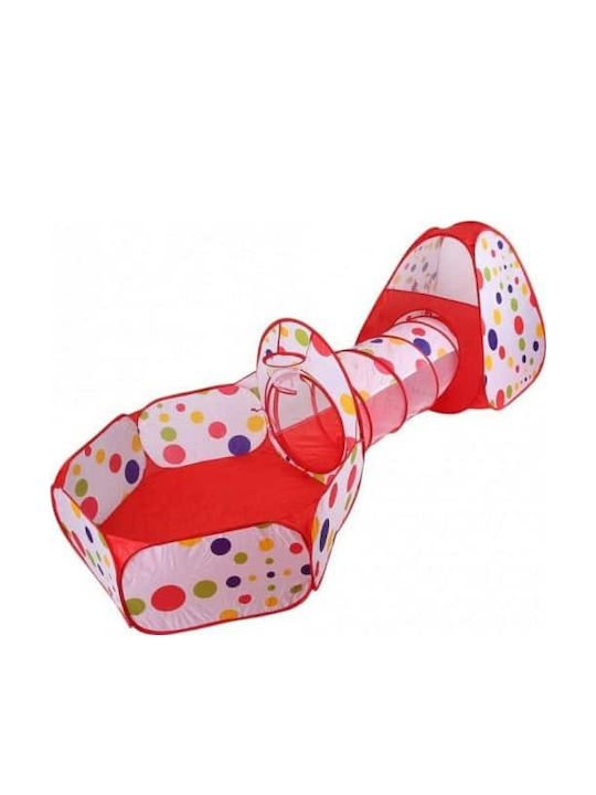 Kids Tunnel Tent Red