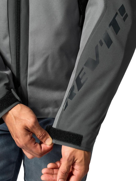 Rev'IT Venator Мъжко Мотоциклетно Яке Softshell Всесезонно Водоустойчиво Сиво