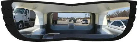 Oglindă Retrovisoare Auto Vedere Panoramică 160° Formă Convexă Lungime 29 Cm Suport Oglindă