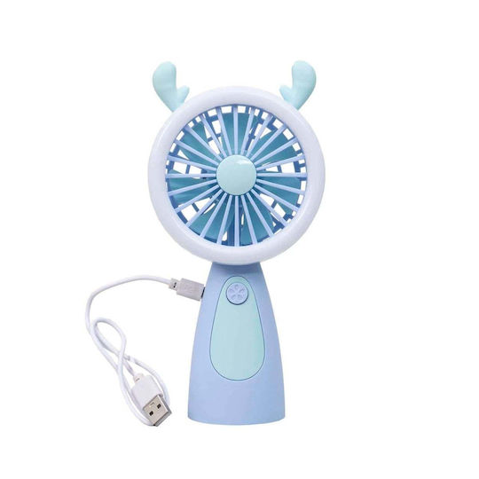 Handheld Fan Usb Powered 3.7w 3 Speeds Purple Zts 8242