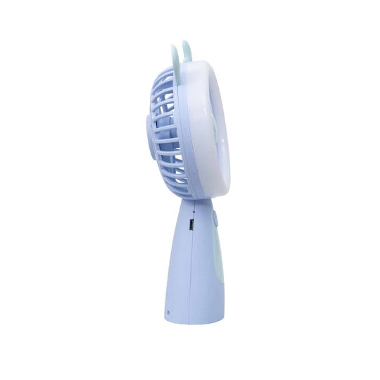 Handheld Fan Usb Powered 3.7w 3 Speeds Purple Zts 8242
