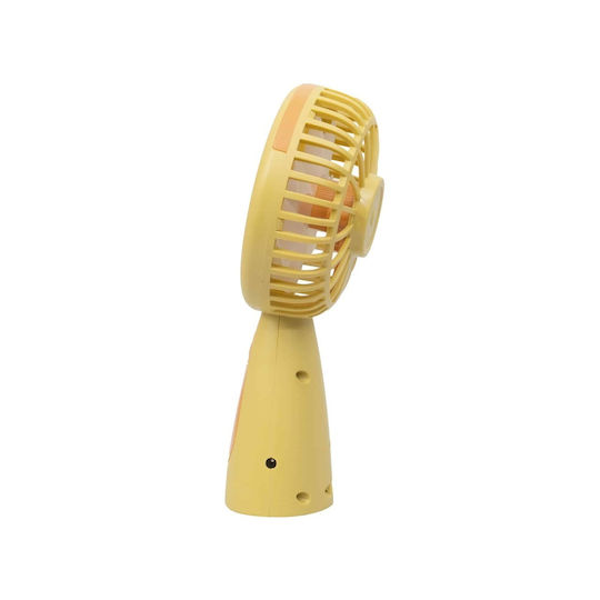 Handheld Ventilator USB Betrieben 3,7 W Gelb Zts 8240
