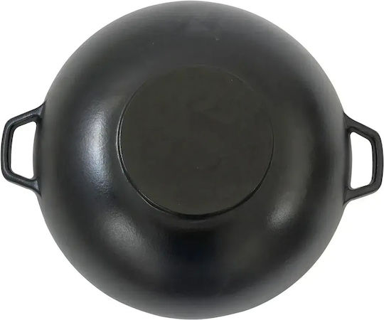 Kela Calido Saute Pan Cast Iron with Lid Enamel Coating 36cm