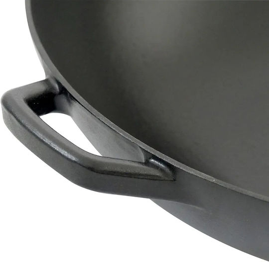Kela Calido Saute Pan Cast Iron with Lid Enamel Coating 36cm
