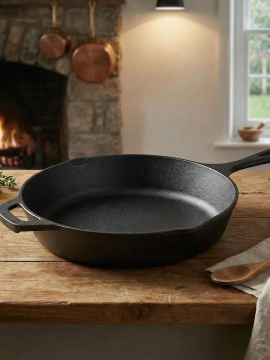 KönigHOFFER Gusseisen Pfanne mit Keramik Innenbeschichtung 24cm